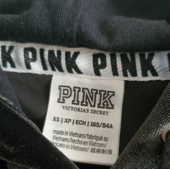 PINK PARTLY VELOUR HOODIES - Picture 2 of 3